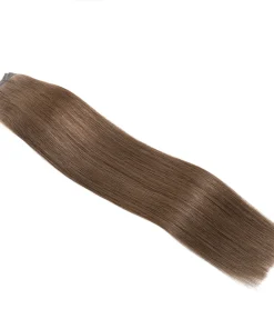 Extension Capelli Veri Tessitura 70 Cm Castano Chiaro 8